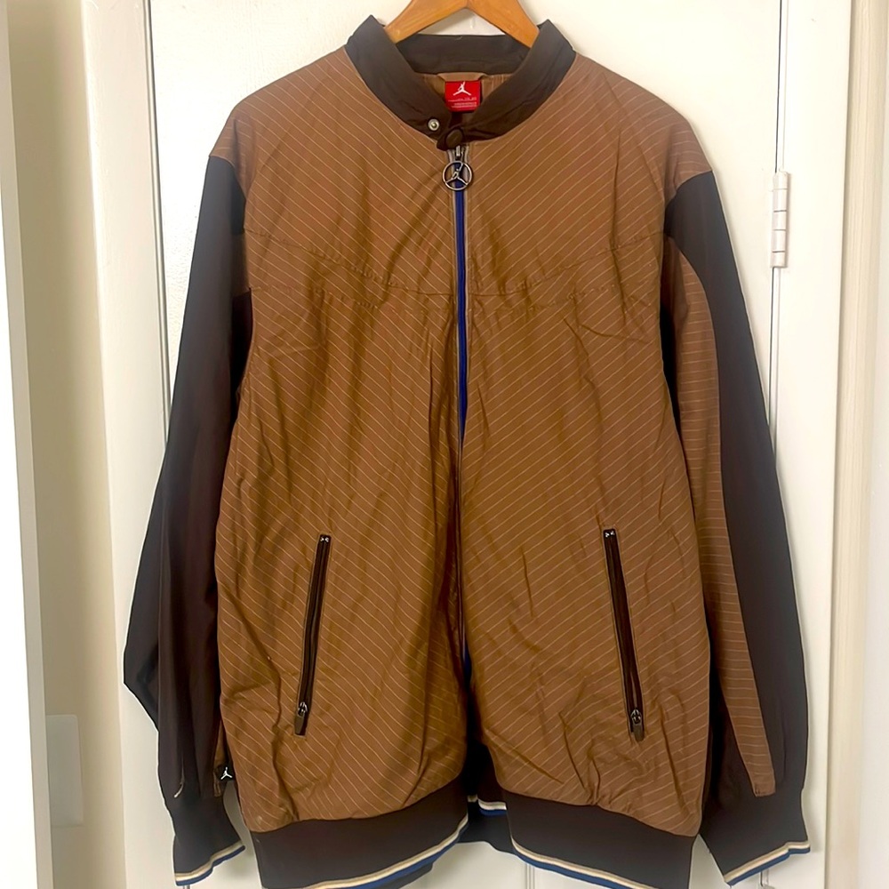 Jordan XXL brown track jacket